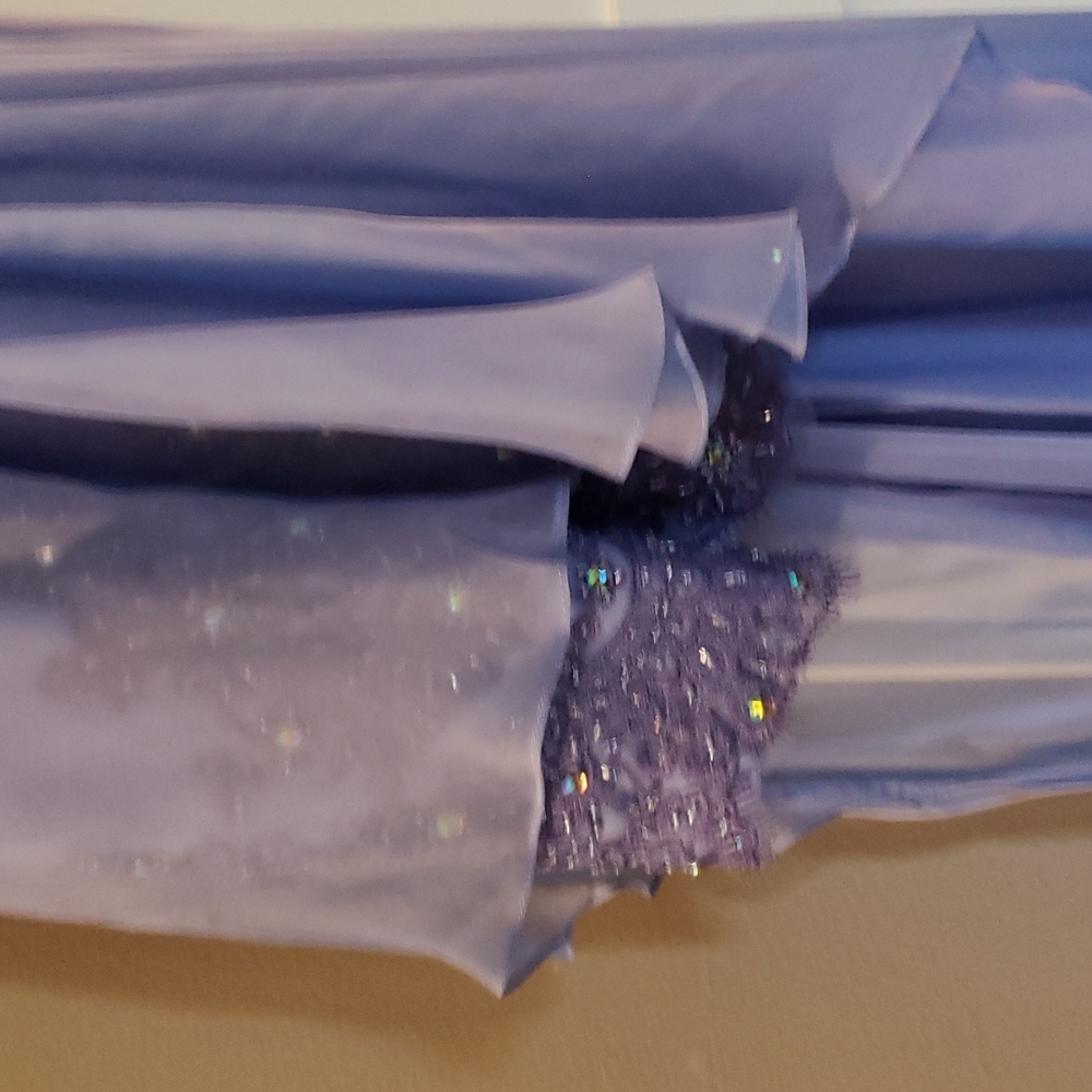 Lilac High Low Prom Dress - Picture 4 of 4